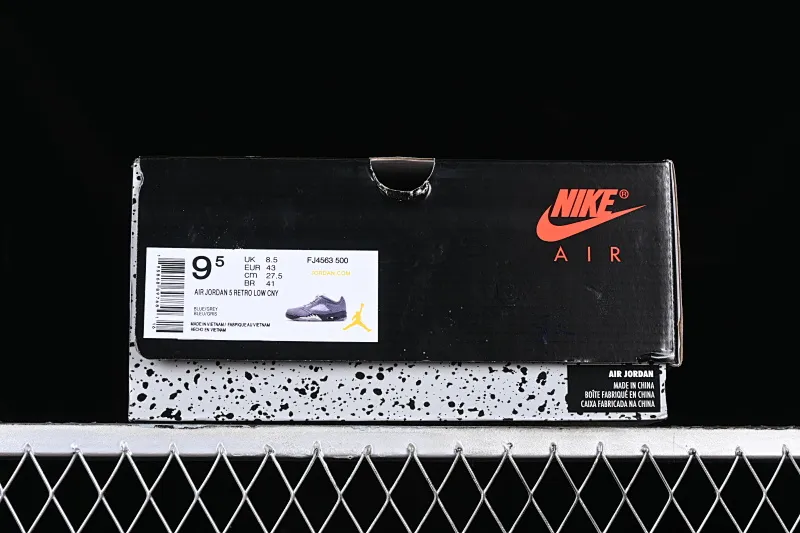 All categories Air Jordan Jordan series basketball shoes Air Jordan 5 Air Jordan 5 Low "Indigo Haze" AJ5 Joe 5 3M reflective indigo haze low-top basketball shoes FJ4563-500